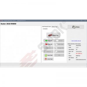 DA0004 Dacia 2018 RH850 change KM OBD Duster II Sandero II dijagnostika automobila