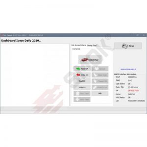 FT0022 Dashboard Iveco Dailly 2020 by dash connector dijagnostika automobila