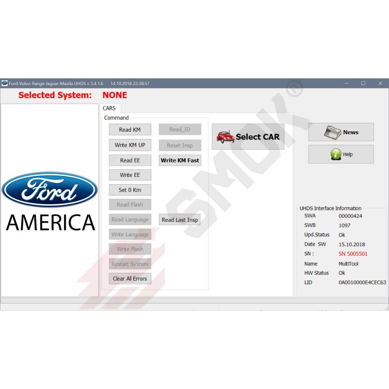 Ford change KM OBD America FDP2 1 dijagnostika automobila