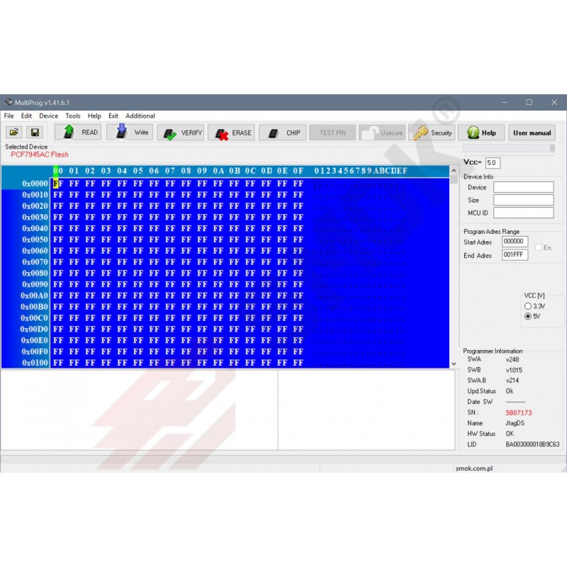 JG0037 Programming renew keys PCF7945 Read Write Flash EEprom Key 1 dijagnostika automobila