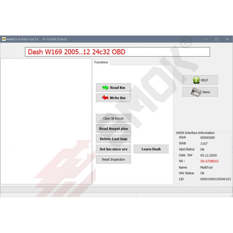 Licenca MS0011Mercedes W169 W245 24c32 2005 2012 with blockade EZS OBD dijagnostika automobila