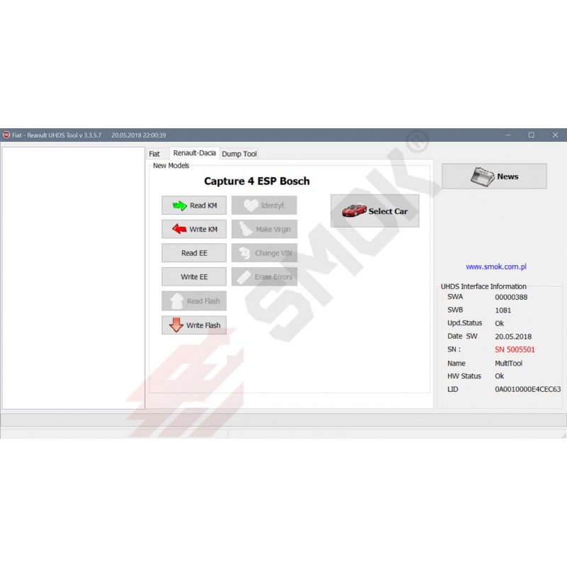 RT0022 Clio 4 Capture 2013 ... ABS Bosch change KMOBD 1 dijagnostika automobila