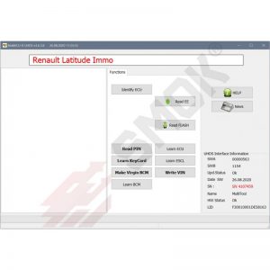 RT0033 Renault Card Immo programming OBD dijagnostika automobila