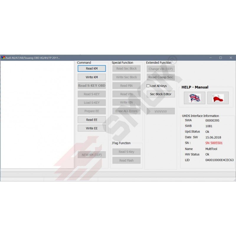 VW0039 Audi A6 A7A8 4G4HTouareg 7P6 2011 ... Full OBD 1 dijagnostika automobila