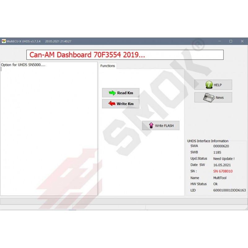 Licenca BB0001 Bombardier Can Am Dashboard Bosch 70F3554 20019 ... by Dash Cennector dijagnostika automobila