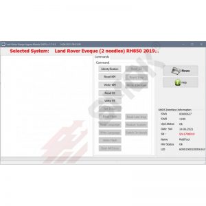 Licenca LR0007 Land Rover Evoque Discovery Defender RH85093c86 2 needles 2019 ... OBD dijagnostika automobila