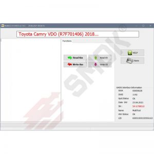 Licenca TY0003 Toyota Camry VDO R7F701406 2018 ... OBD dijagnostika automobila