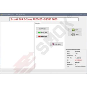 Licenca SZ0006 Suzuki Swift SX4 Cross Vitara Dashboard 2020 ... OBD dijagnostika automobila